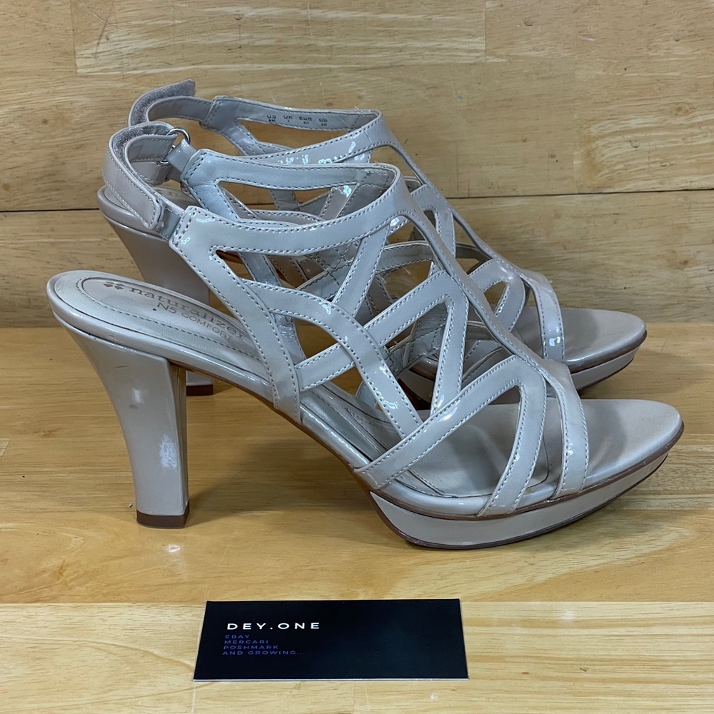 Naturalizer Danya Silver Leather 2.75 inch Sandel